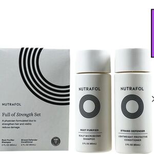 Nutrafol Full of Strength Set physician formulated duo strengthen, reduce damage